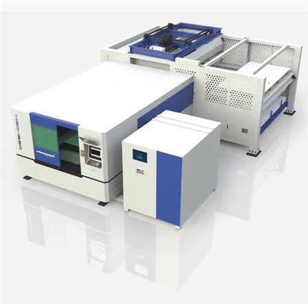 China Supplier Automatic CNC Sheet Metal Fiber Laser Cutting Machine With Exchange Table