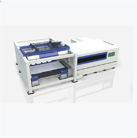 China Supplier Automatic CNC Sheet Metal Fiber Laser Cutting Machine With Exchange Table