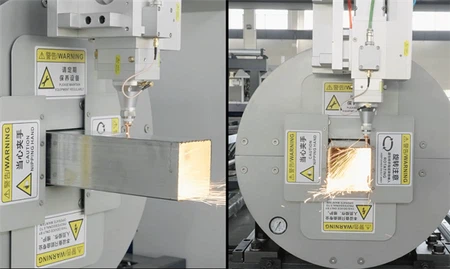 Full Automatic Loading And Unloading Pipe Laser Cutting Machine With Storage Tower