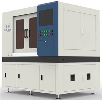 Mesin Pemotong Laser Logam Pacuan Ganda 6060 Gantry